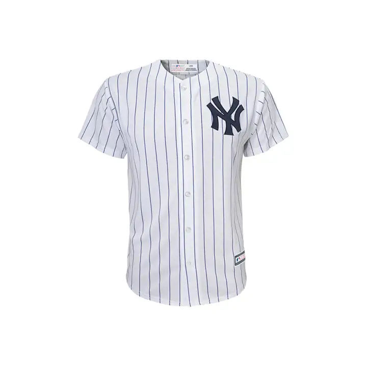 Maillot CB Réplique Vierge MLB Jeunesse Yankees blc