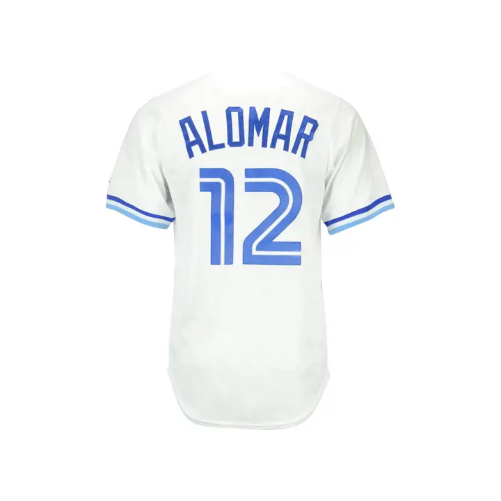 Maillot Replica CB MLB Coop Joueur Blue Jays Alomar Blanc