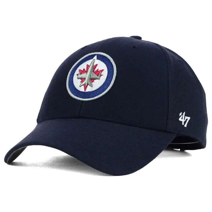 WIN. JETS NHL '47 Curved MVP MD bleu marine
