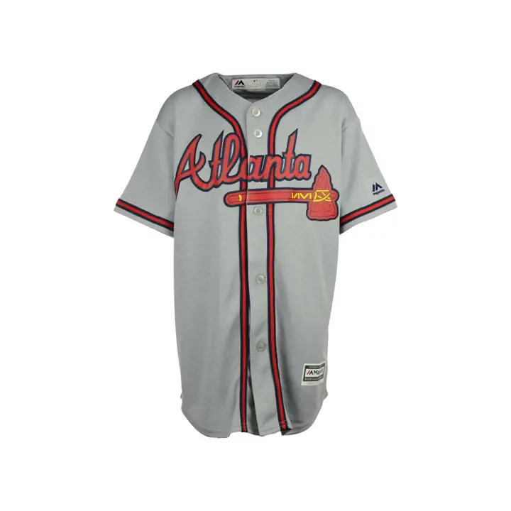 Maillot réplique BRAVES MLB Youth vierge CB gris
