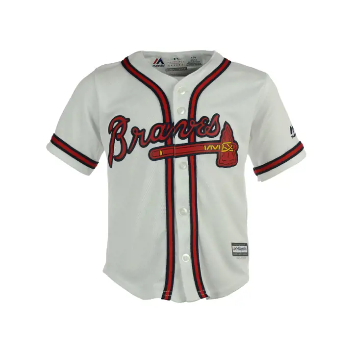 Maillot CB réplique blanc BRAVES MLB pour tout-petit