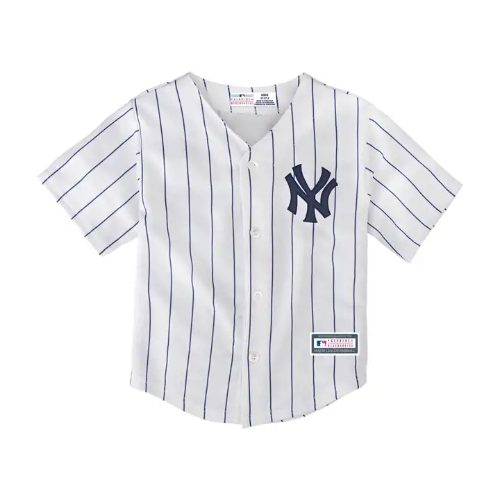 Maillot réplique vierge CB MLB Yankees pour bébé blc/mar