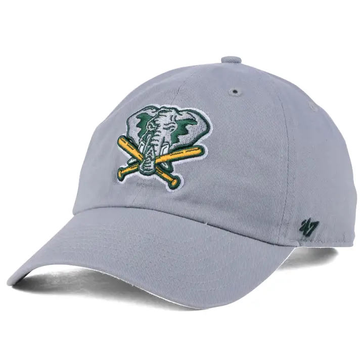 Casquette souple ajustée '47 MLB Core des A's, coloris ÉLÉPHANT