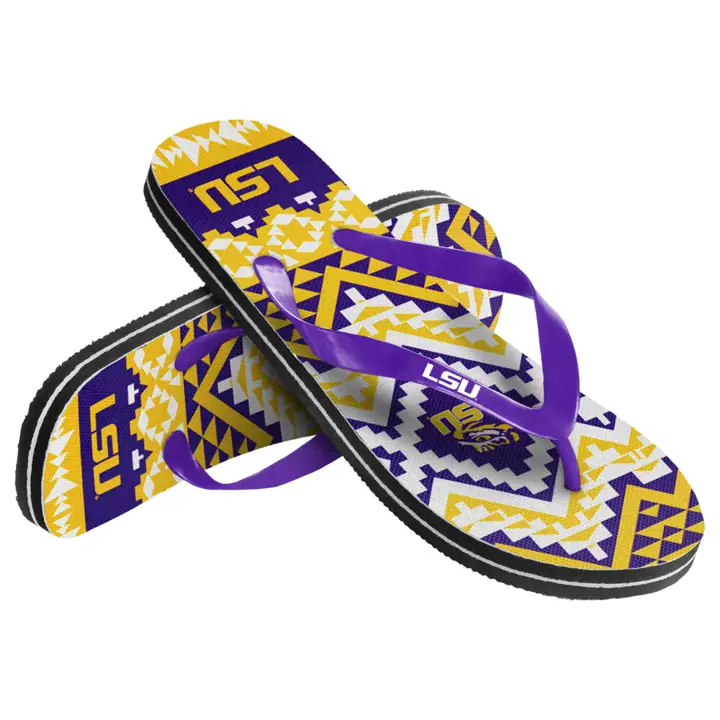 LSU Femme Tongs aztèques pur/gl
