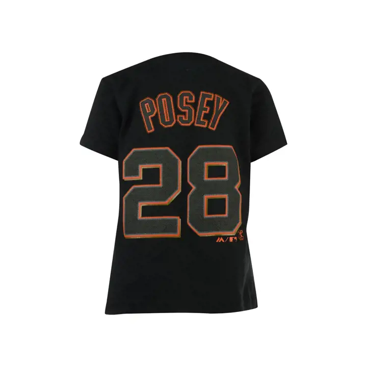 T-shirt Officiel Bébé Joueur MLB SF GIANTS Posey noir