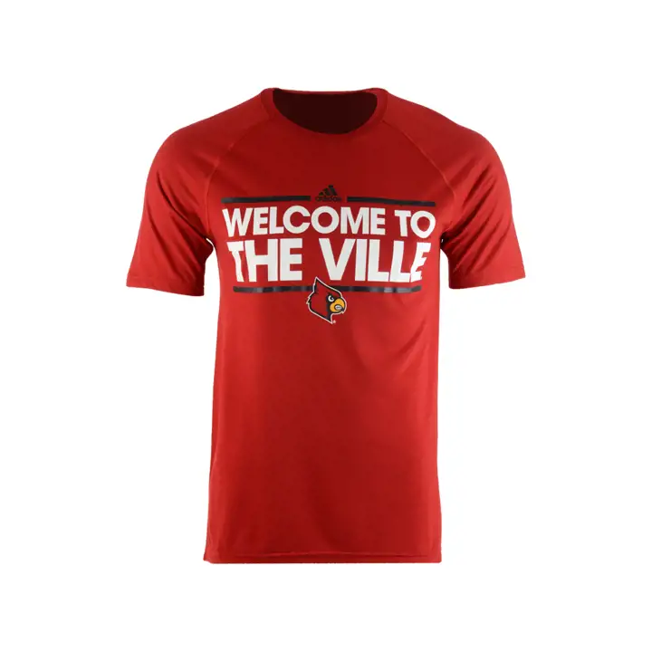 T-shirt Louisville NCAA Dassler Local rouge