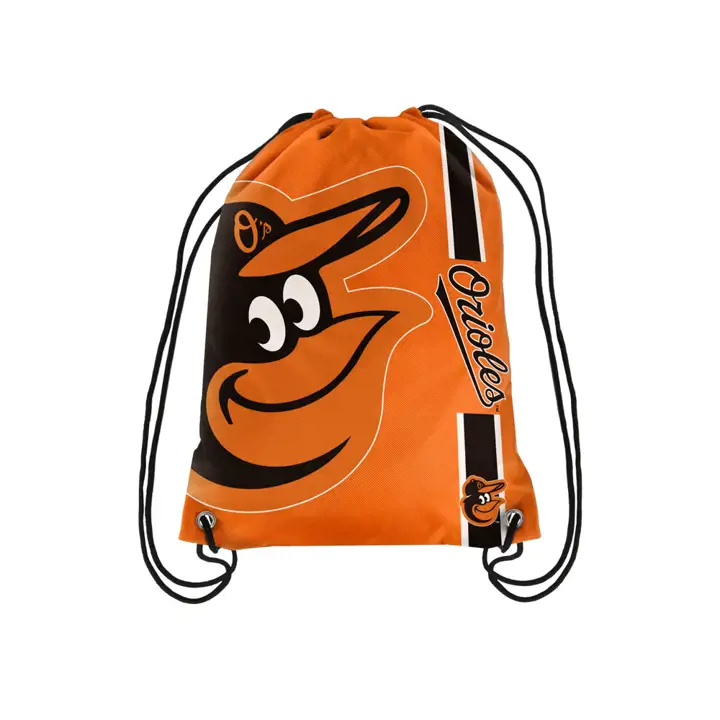 Sac à dos à cordon avec grand logo Orioles orange