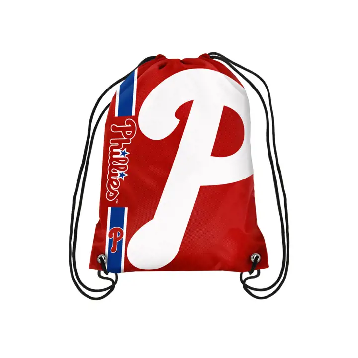 PHILLIES Sac à cordon avec grand logo - Rouge