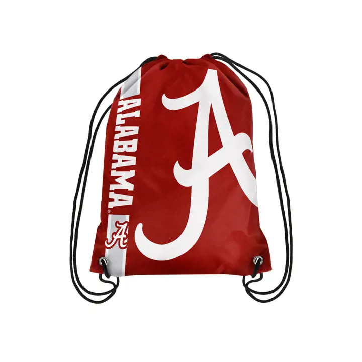 Sac à dos à cordon avec grand logo Alabama  rouge