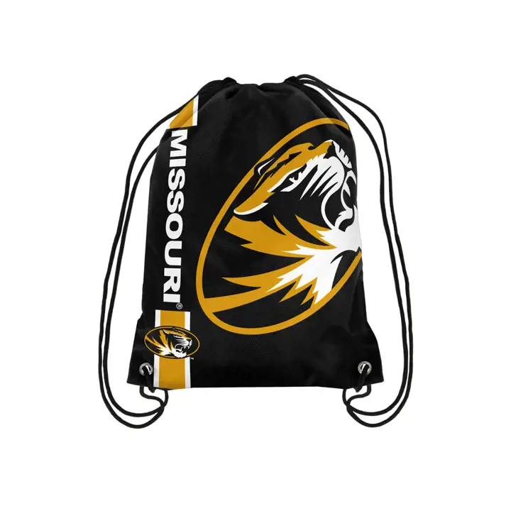 Sac à dos à cordon avec grand logo Missouri noir