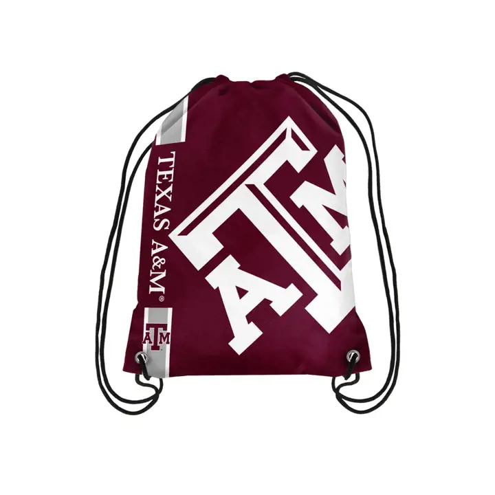 Sac à dos Texas A&M à cordon avec grand logo mar