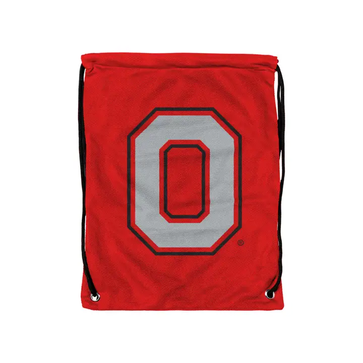 Sac à dos à cordon Ohio State Jersey 15 rouge