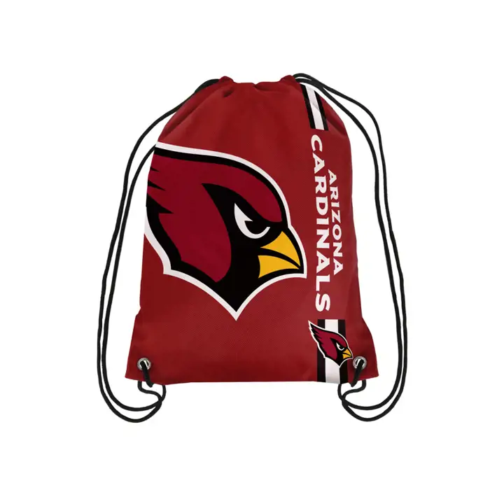 Sac à dos à cordon avec grand logo AZ CARDS, rouge