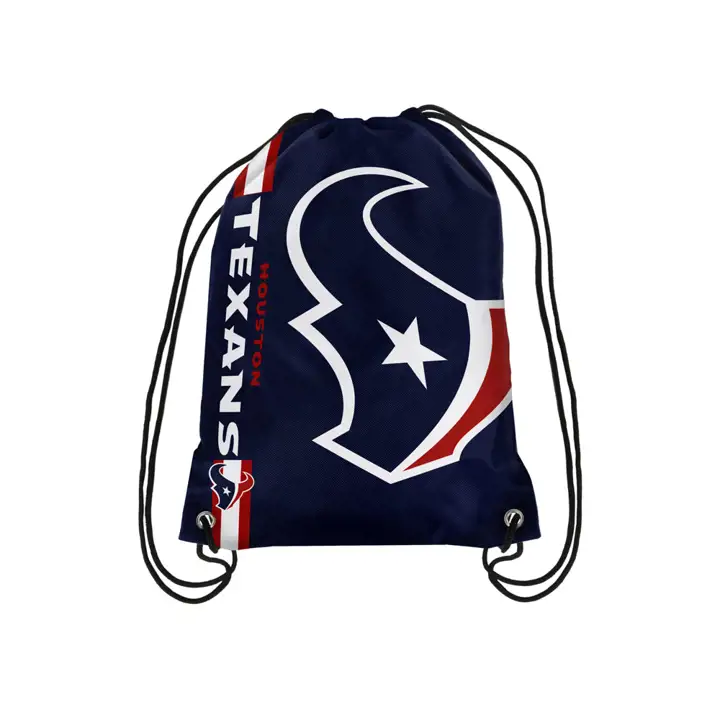 Sac à dos à cordon avec grand logo Texans, marine
