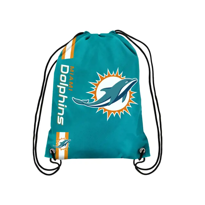 Sac à dos à cordon DOLPHINS Grand logo sarcelle