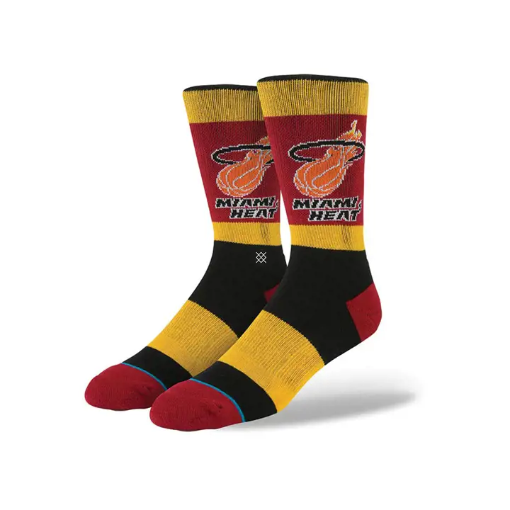 HEAT NBA Mid TC Stripe Sock org