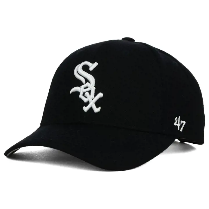 "Casquette replica MLB On Field des WHITE SOX MVP « SOX » noire"