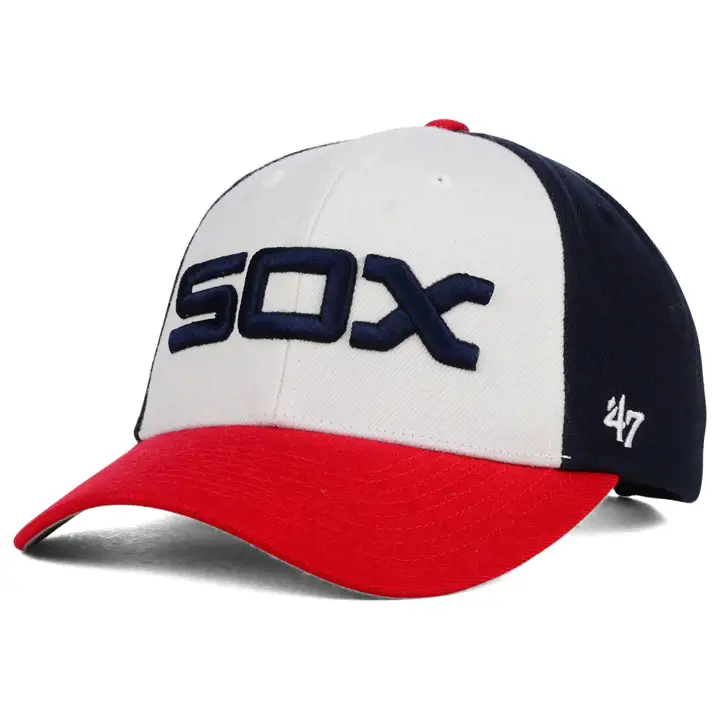 "WHITE SOX MLB Casquette de terrain réplique MVP \"SOX\" marine/blanc/rouge"