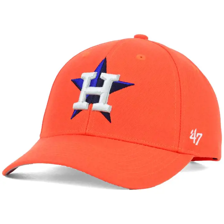 "Casquette de baseball MLB Astros réplique officielle du joueur MVP avec logo « H »/étoile"