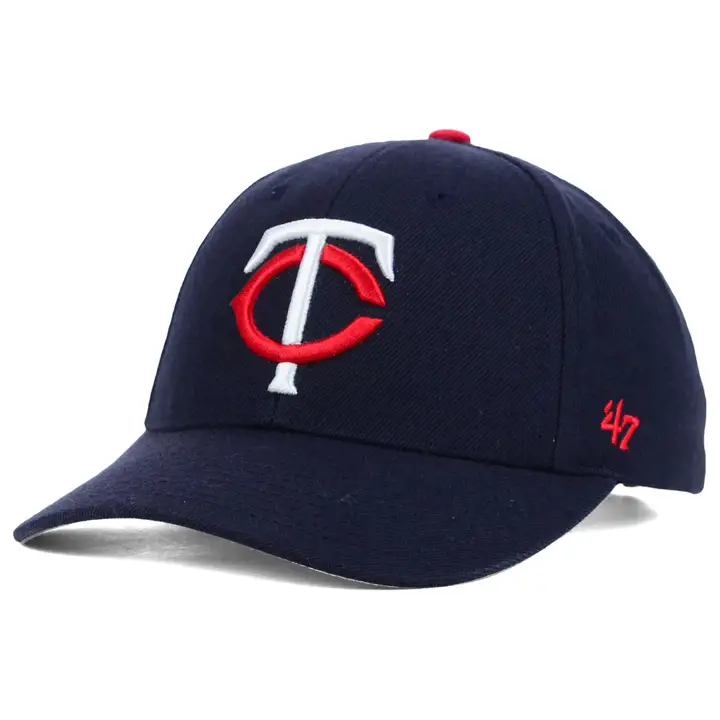 "TWINS MLB Réplique officielle sur le terrain MVP \"TC\" bleu marine"