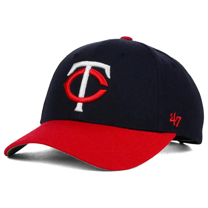 "Casquette « TC » MVP Réplique de Terrain MLB Twins marine/rouge"