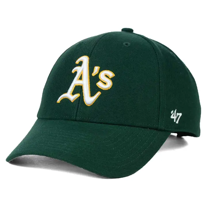 "Casquette réplique officielle A's MLB MVP \"A's \" vert foncé"