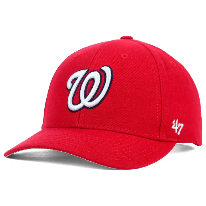 "Nationals MLB Réplique authentique casquette de match MVP «W» rouge"