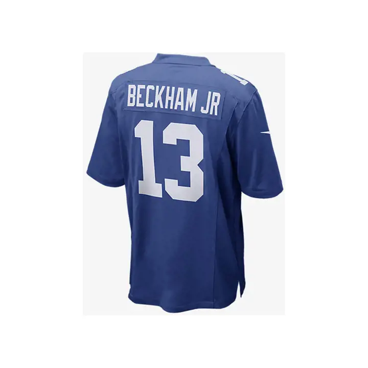 Maillot de match NFL enfant NY Giants Beckham Jr. bleu/blanc