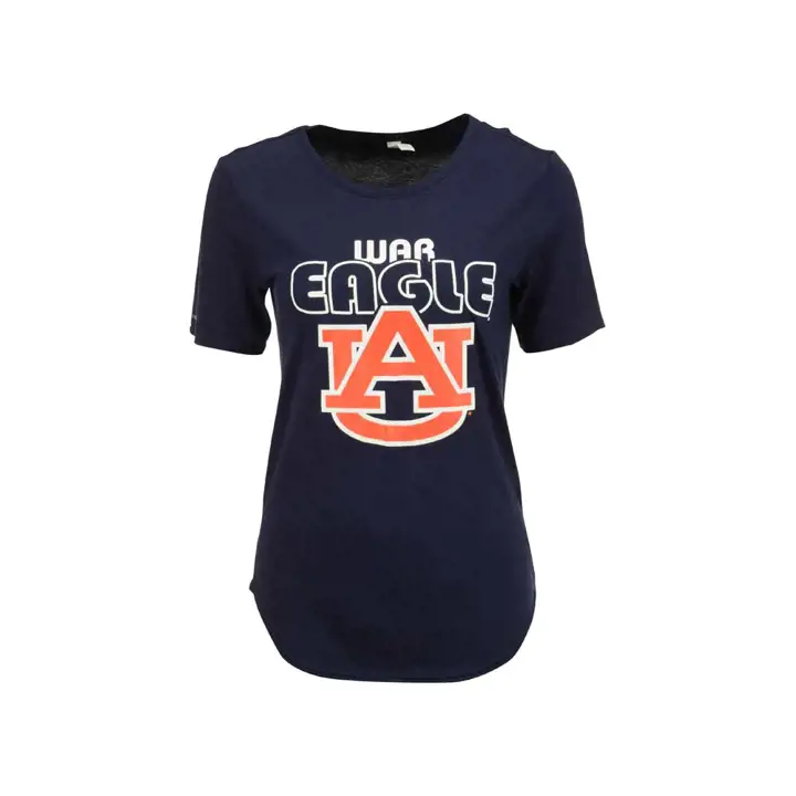 T-shirt col rond Femme Auburn XP NCAA UA 60/40 15 marine