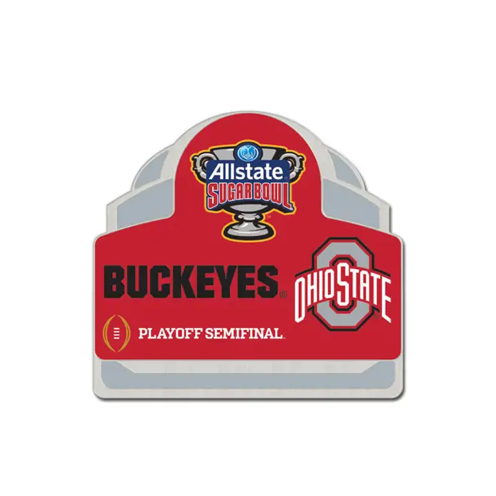 Épingle de logo Ohio State - Événement 14-15 NCAA Bowl - Sugar Bowl rouge