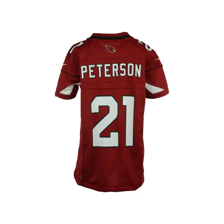 AZ CARDS NFL Maillot de match jeune Peterson crim/bla