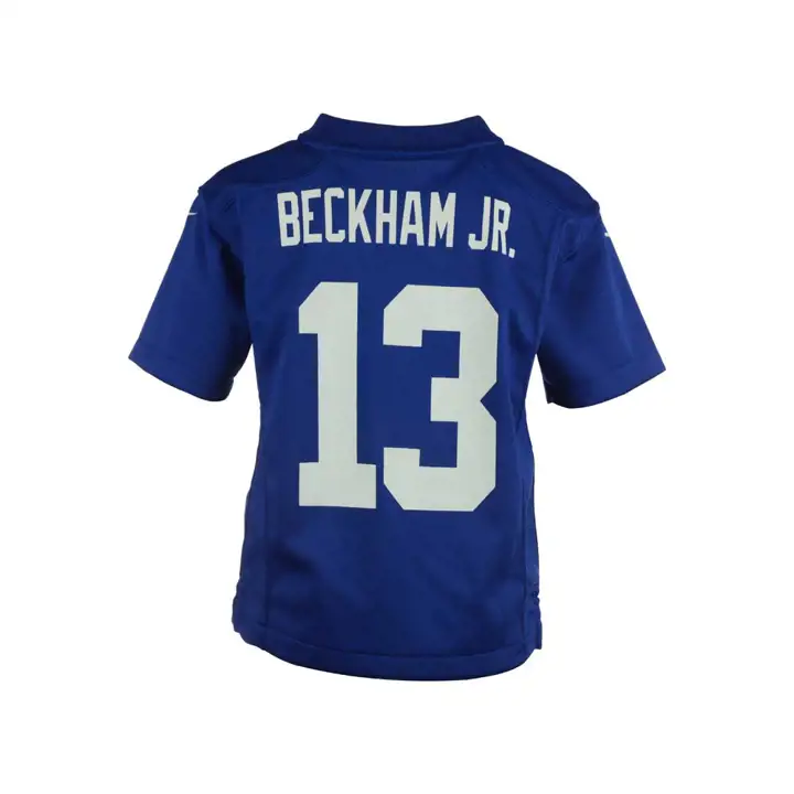 Maillot de match NFL enfant NY Giants Beckham Jr. bleu