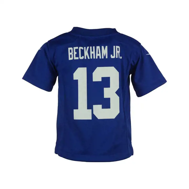 Maillot de match NFL enfant Giants de New York Beckham Jr. bleu/blanc