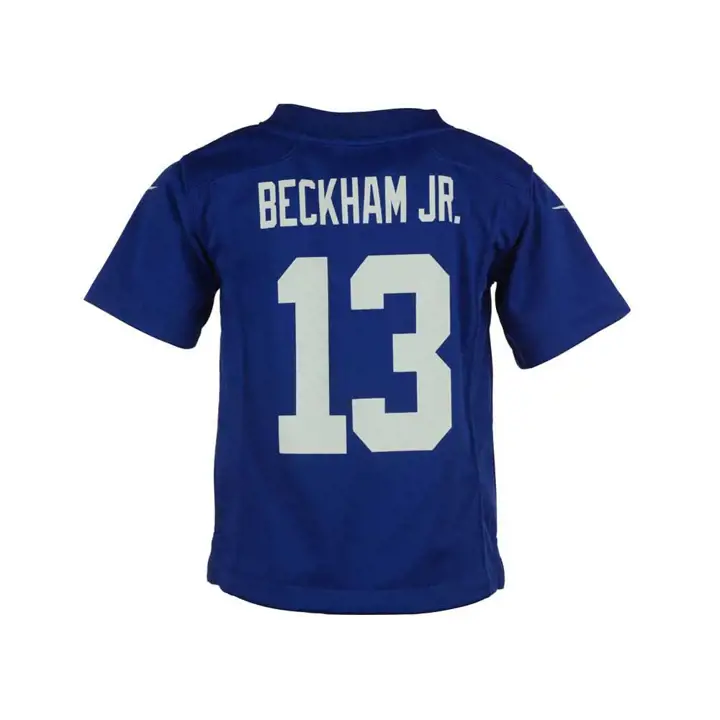 Maillot de match NFL pour bébé des Giants de New York Beckham Jr. bleu