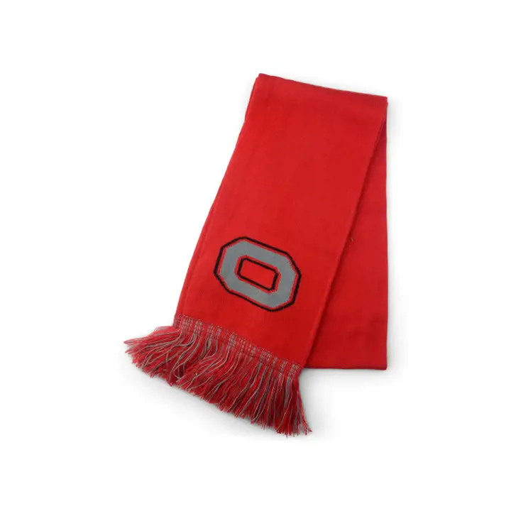 Écharpe en tricot rouge pour femme Ohio State