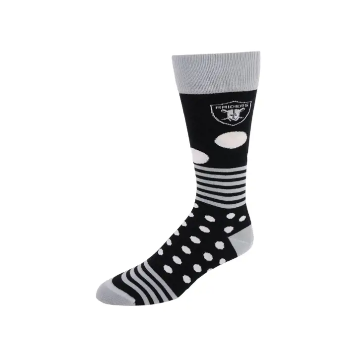 RAIDERS Points et Rayures 505-7 noir/blanc/gris