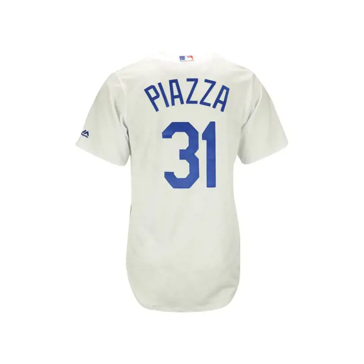 Maillot de supporter Dodges MLB Coop Player Replica CB Piazza blanc
