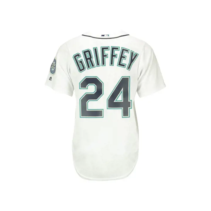 Maillot réplique de joueur des Mariners MLB Coop CB Griffey, Jr BLANC/n