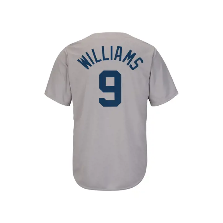 Red Sox MLB Maillot Réplique Joueur Coop CB Williams gris