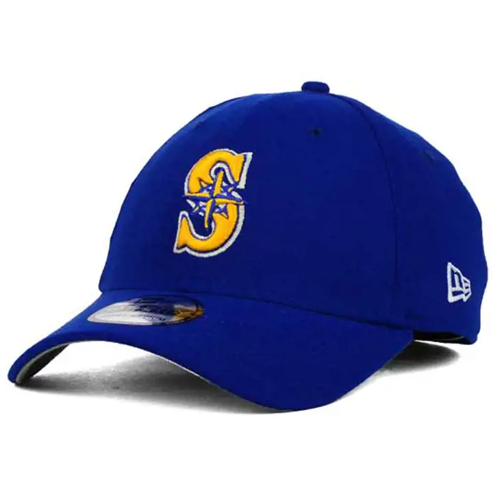 "Casquette Mariners Team Classic 39THIRTY « S » Compas sur balle rbl"