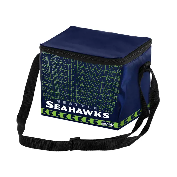 SAC À LUNCH ISOLANT 6 CANETTES SEATTLE SEAHAWKS - GRAND LOGO VERT