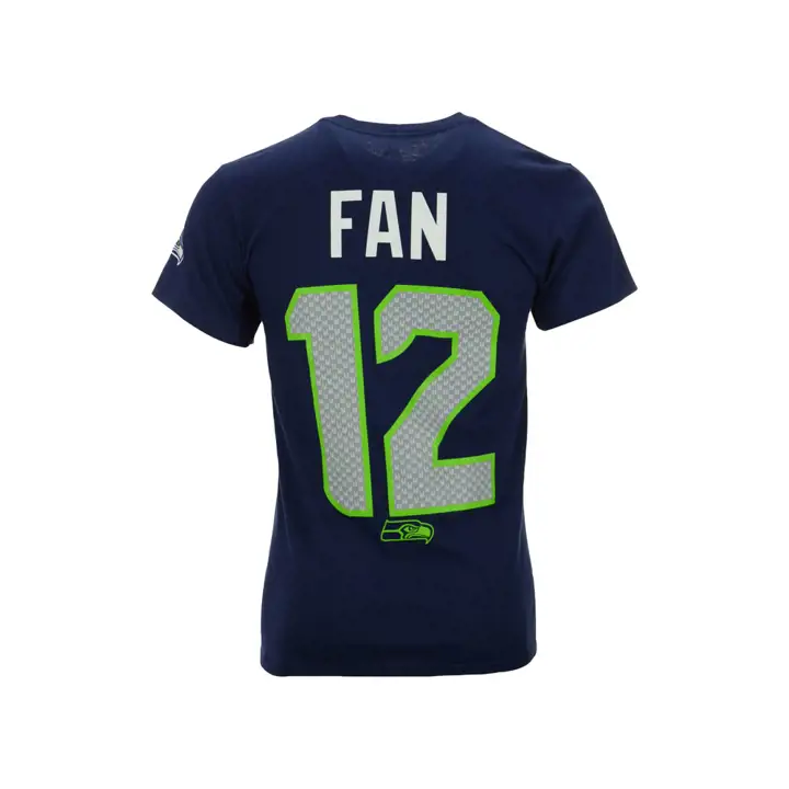 T-shirt Récepteur Éligible SEAHAWKS NFL II pour Fan #12 marine