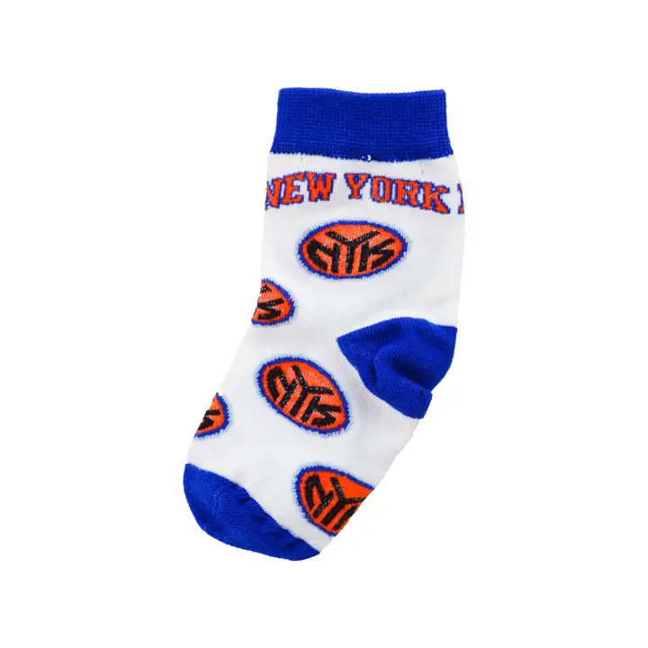 Chaussettes bébé KNICKS – motif intégral bleu