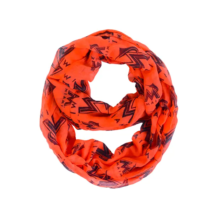 Écharpe Infinity enveloppante M Marlins entièrement logotée noir orange
