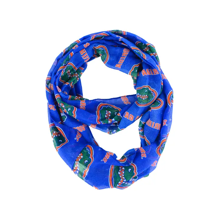 Écharpe circulaire ornée du logo des Florida Gators – bleu