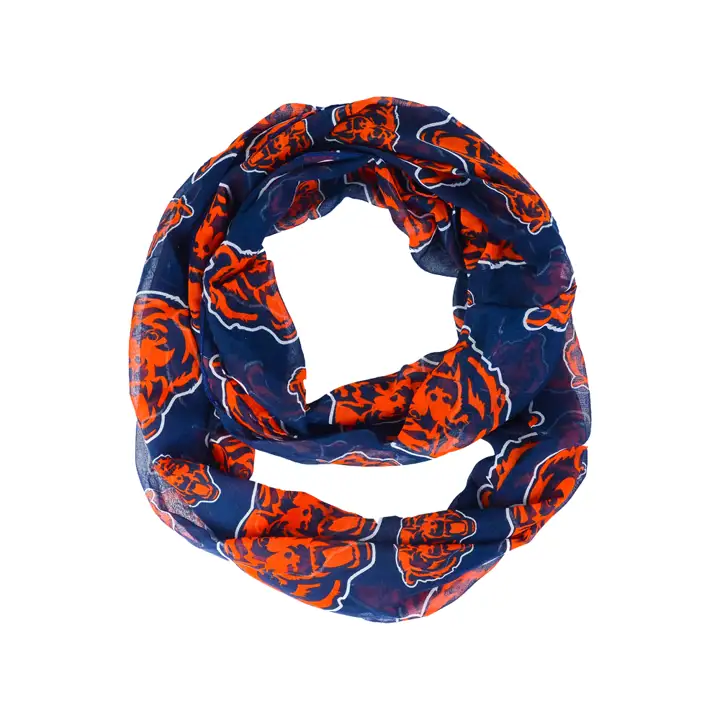 Écharpe Infinie Logo Intégral OURS marine/orange
