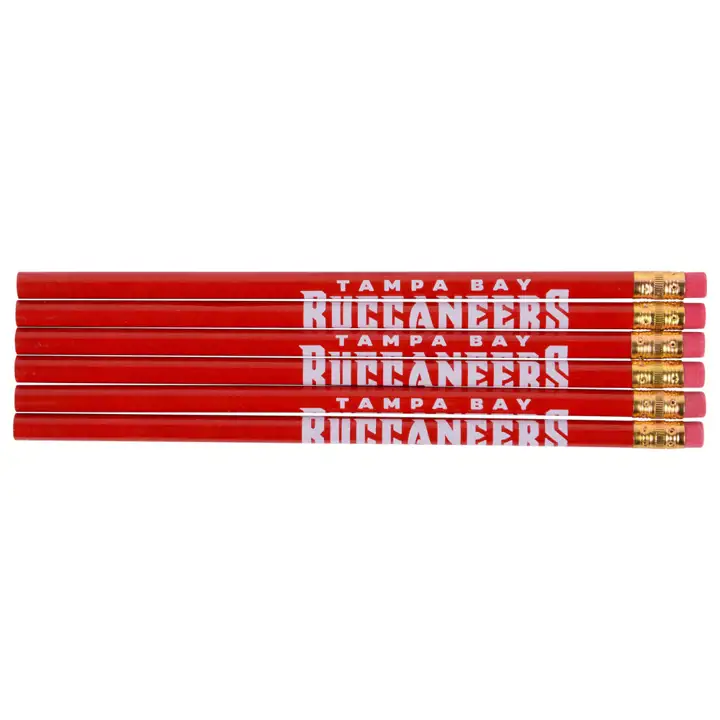 CRAYONS BUCCANEERS, paquet de 6, rouges