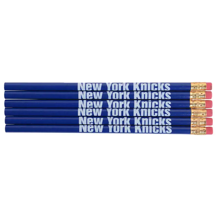 Crayons KNICKS, paquet de 6, bleus