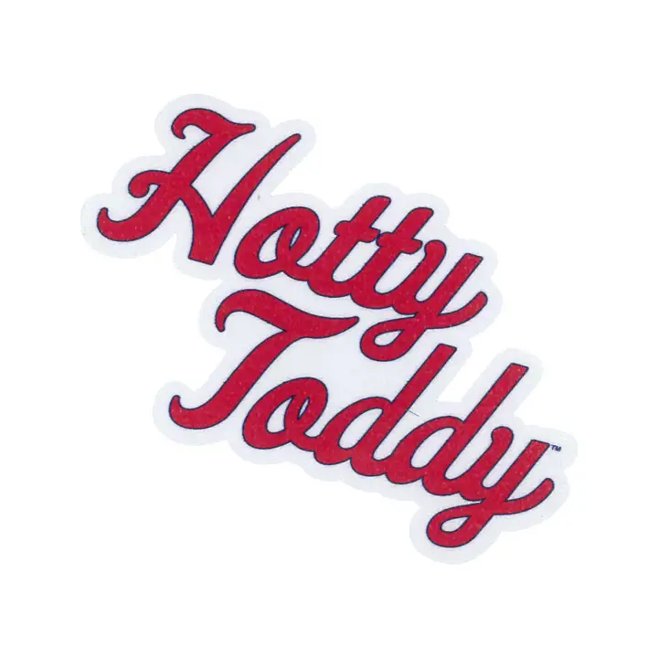 Décalcomanie découpée OLE MISS 4x4 - Couleur rouge Hotty Toddy
