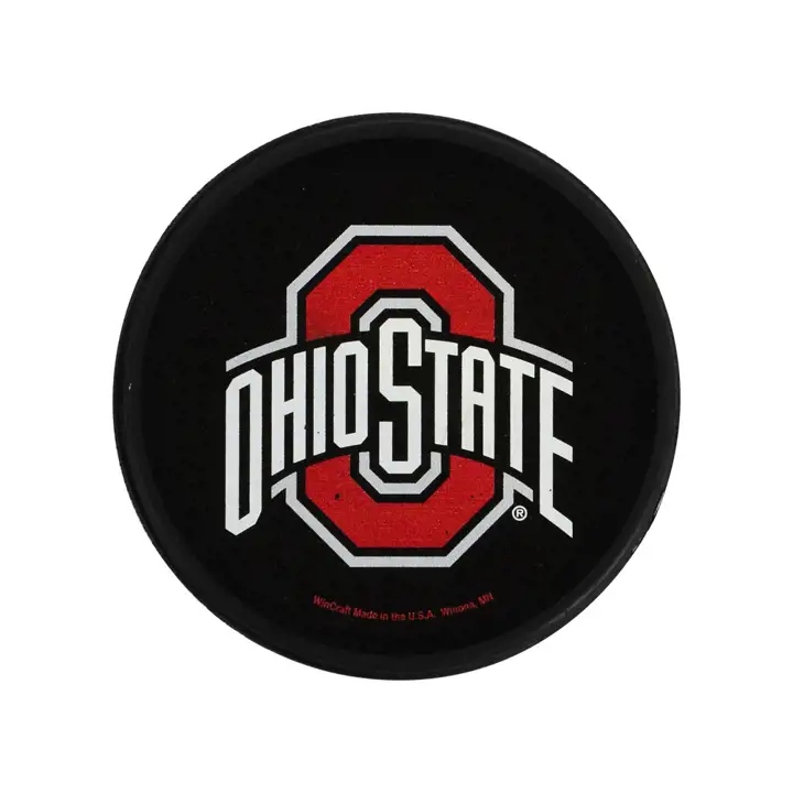 Ohio State Flat Team Puck noir